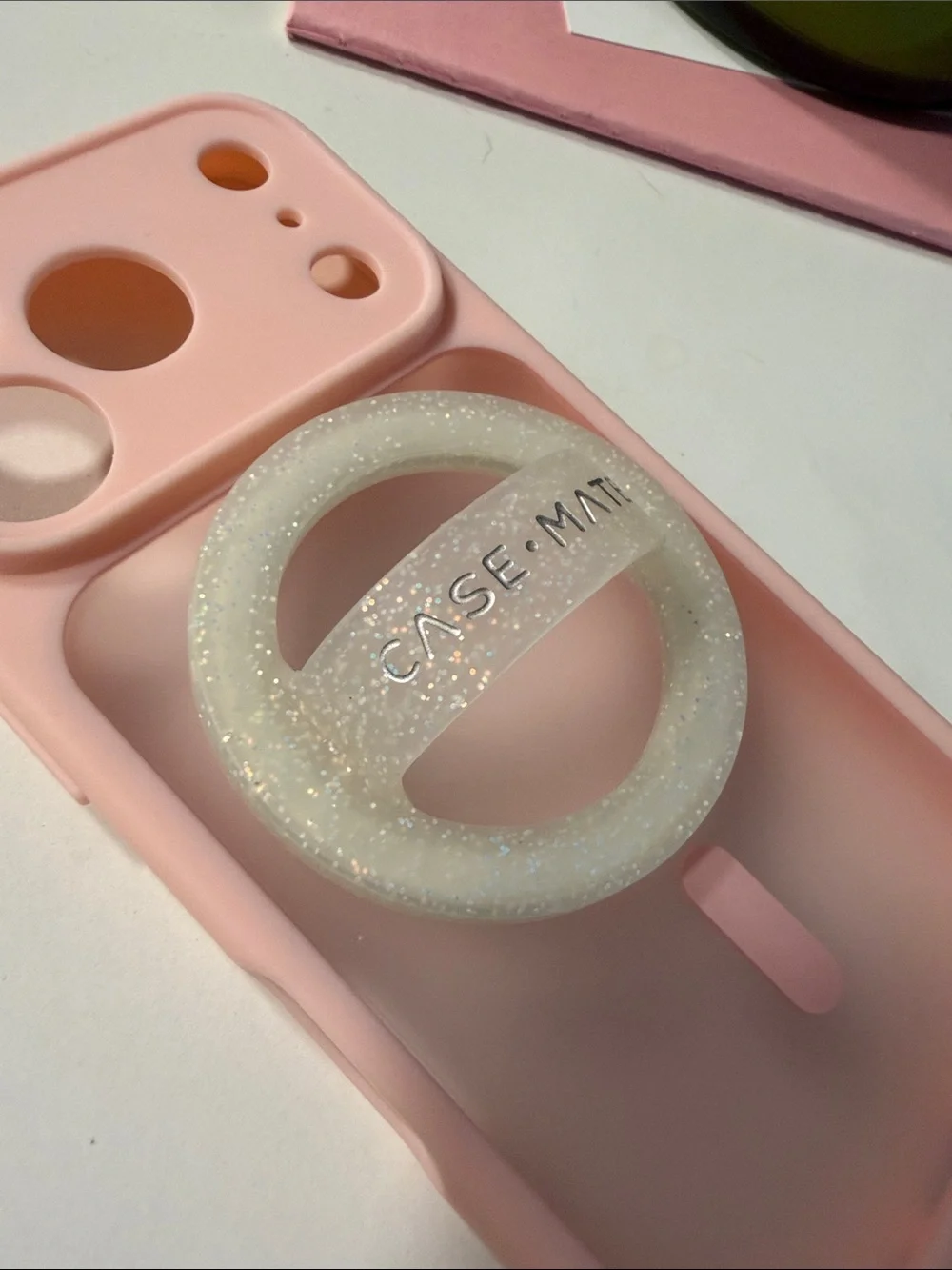 case-mate Iridescent Glitter Ring Phone Grip